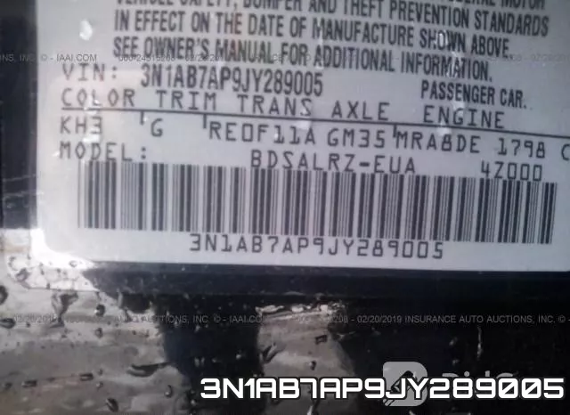 3N1AB7AP9JY289005 фото 10