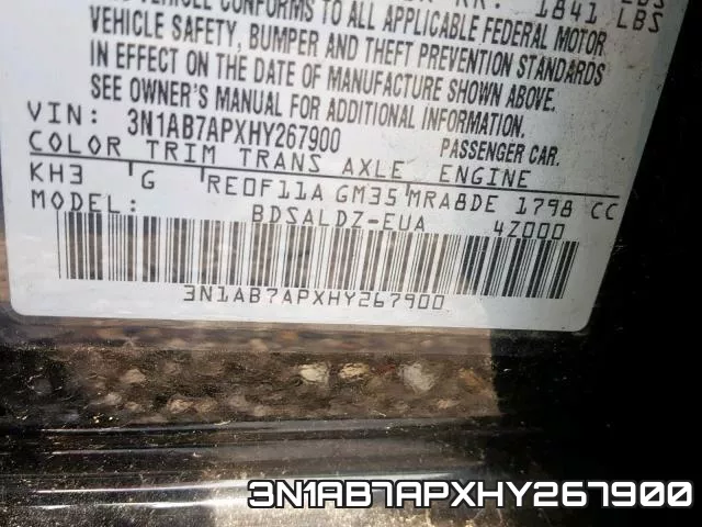 3N1AB7APXHY267900 фото 2