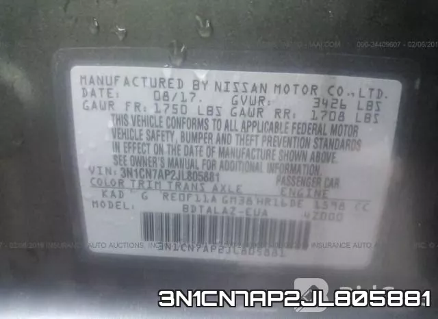 3N1CN7AP2JL805881 фото 10