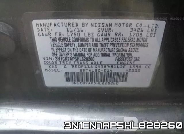 3N1CN7AP5HL828260 фото 10