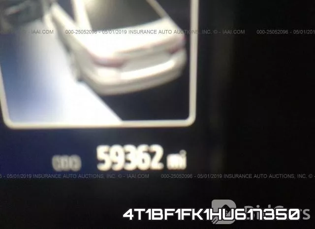4T1BF1FK1HU617350 фото 8