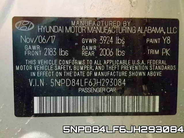 5NPD84LF6JH293084 фото 2