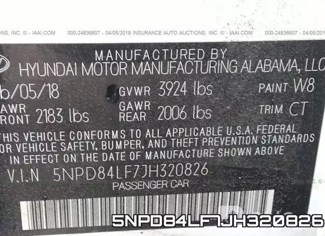 5NPD84LF7JH320826 фото 10