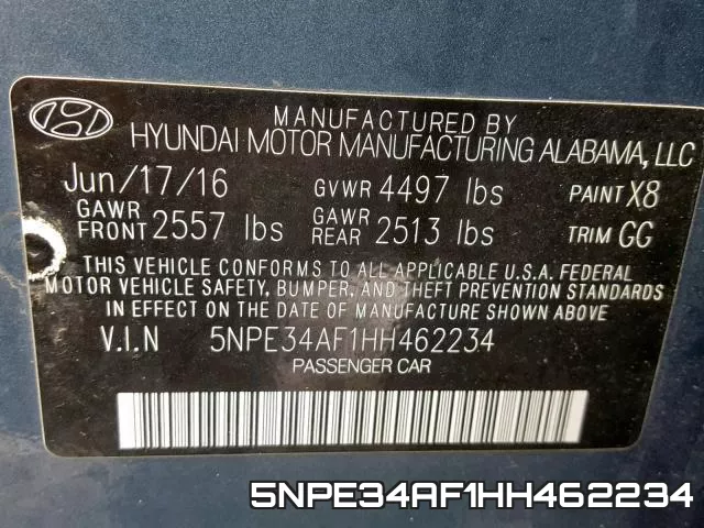 5NPE34AF1HH462234 фото 2