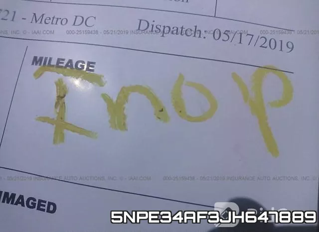 5NPE34AF3JH647889 фото 8