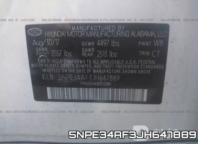5NPE34AF3JH647889 фото 10