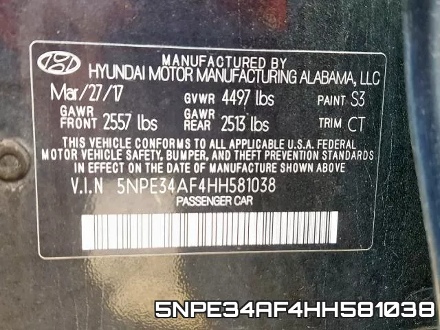 5NPE34AF4HH581038 фото 2