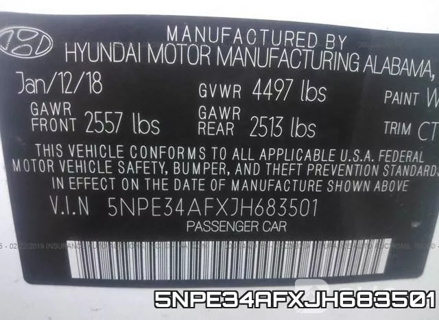 5NPE34AFXJH683501 фото 8