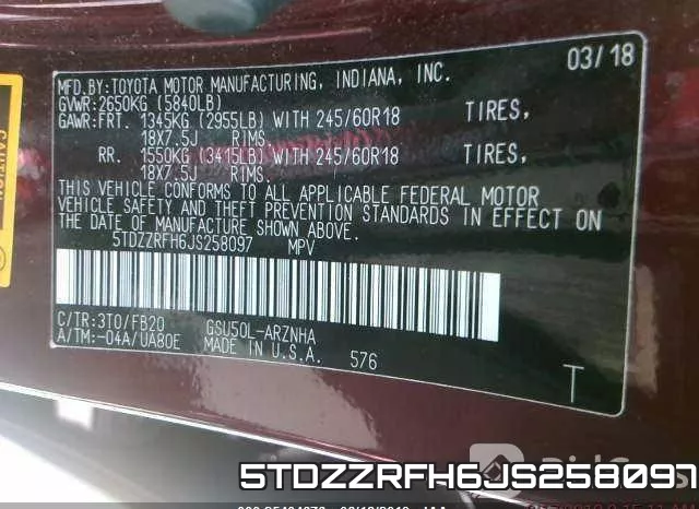5TDZZRFH6JS258097 фото 10