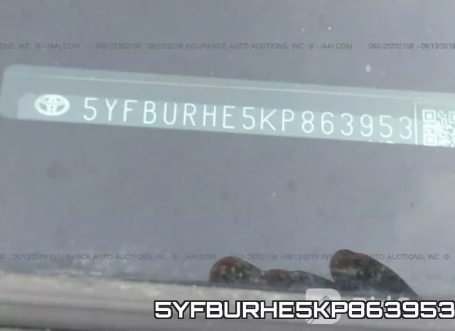 5YFBURHE5KP863953 фото 10