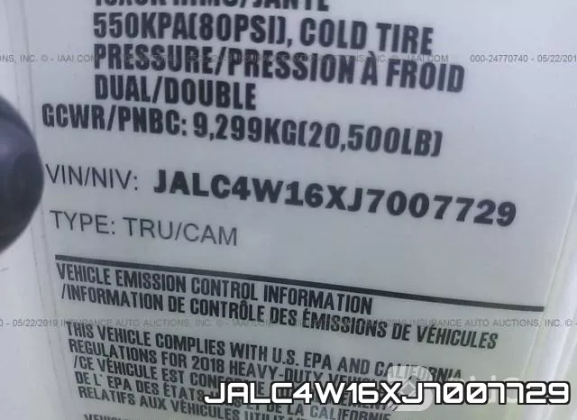 JALC4W16XJ7007729 фото 10
