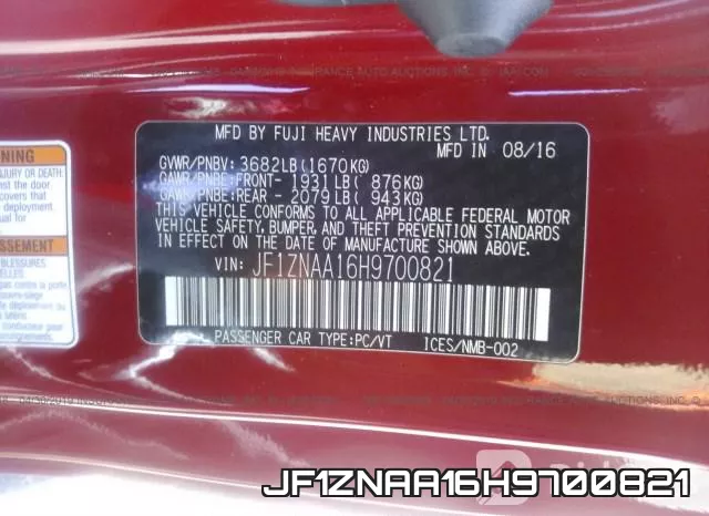 JF1ZNAA16H9700821 фото 10