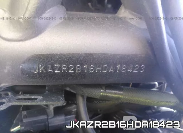 JKAZR2B16HDA18423 фото 2