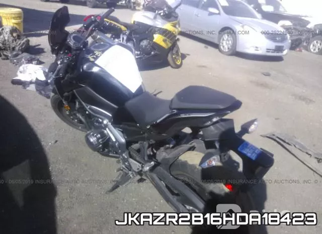 JKAZR2B16HDA18423 фото 4