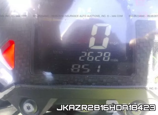 JKAZR2B16HDA18423 фото 8