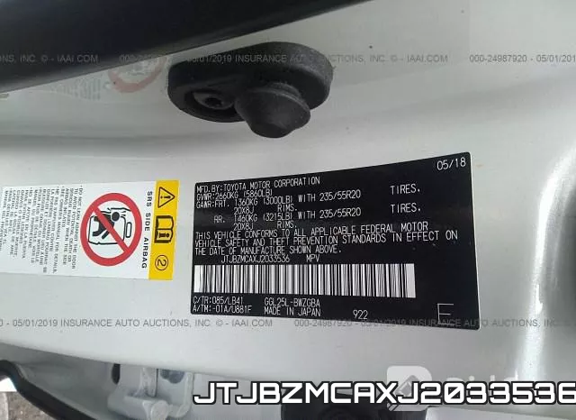 JTJBZMCAXJ2033536 фото 10