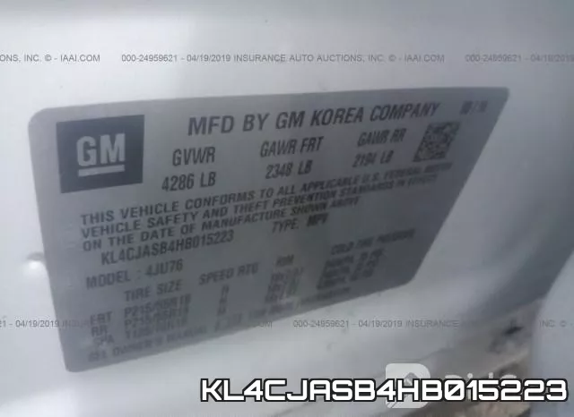 KL4CJASB4HB015223 фото 10