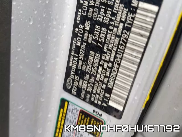 KM8SNDHF0HU167792 фото 2
