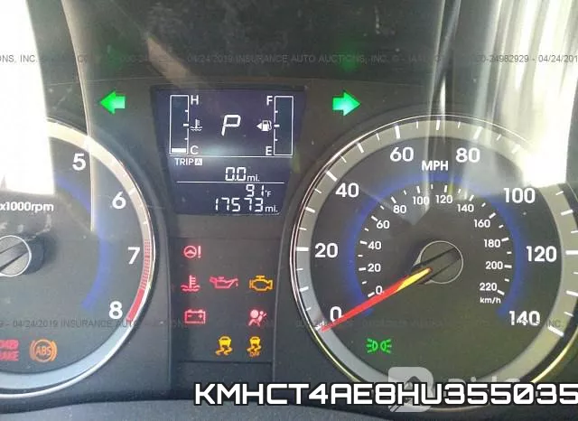 KMHCT4AE8HU355035 фото 8