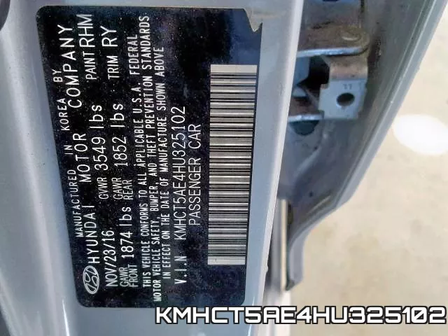 KMHCT5AE4HU325102 фото 2