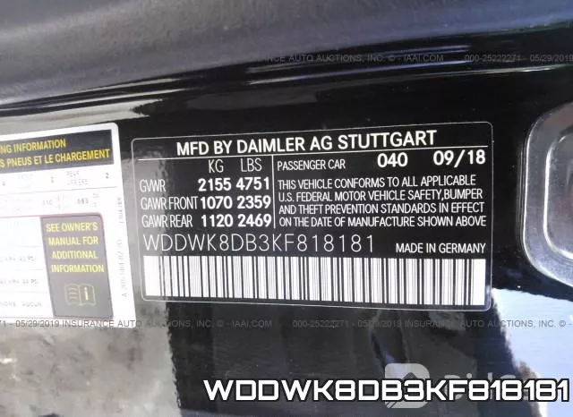 WDDWK8DB3KF818181 фото 10