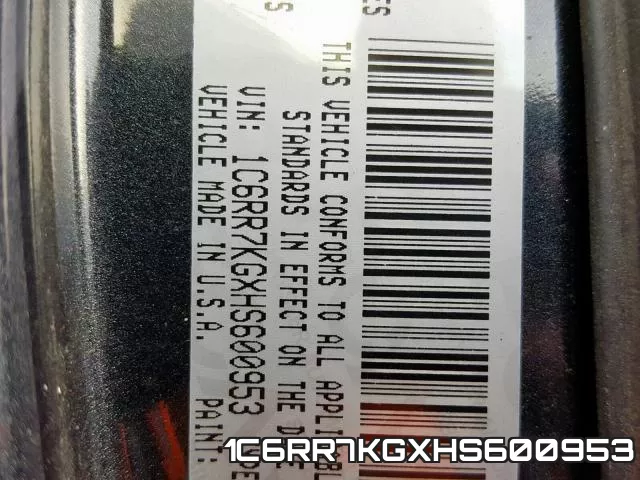 1C6RR7KGXHS600953 фото 2