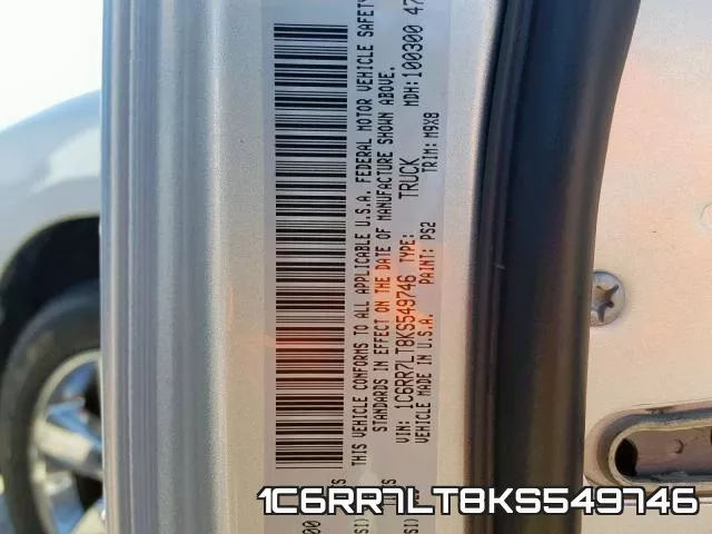 1C6RR7LT8KS549746 фото 2