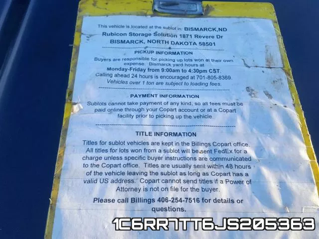 1C6RR7TT6JS205363 фото 10