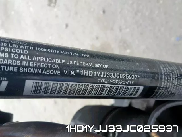 1HD1YJJ33JC025937 фото 2