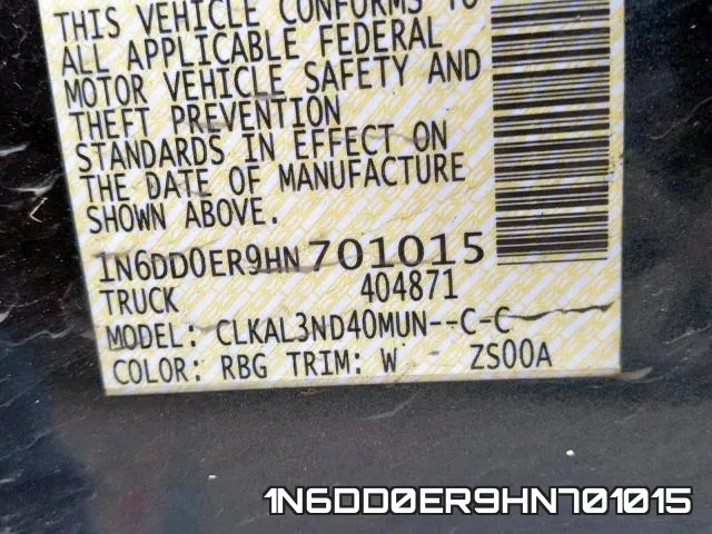 1N6DD0ER9HN701015 фото 2