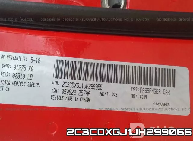 2C3CDXGJ1JH299055 фото 10