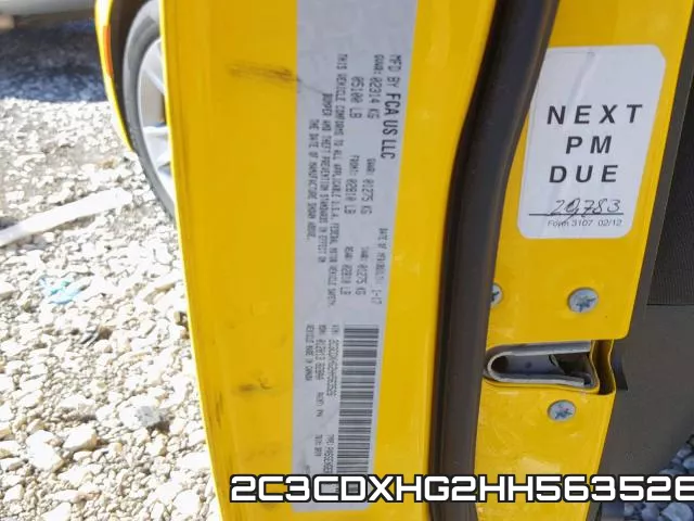 2C3CDXHG2HH563526 фото 2