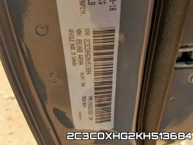 2C3CDXHG2KH513684 фото 2