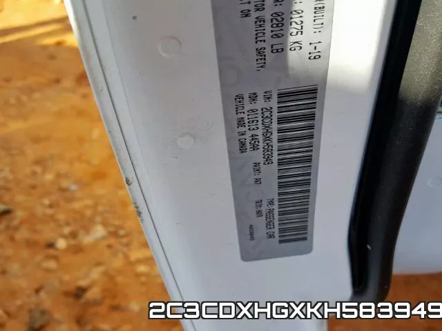 2C3CDXHGXKH583949 фото 2