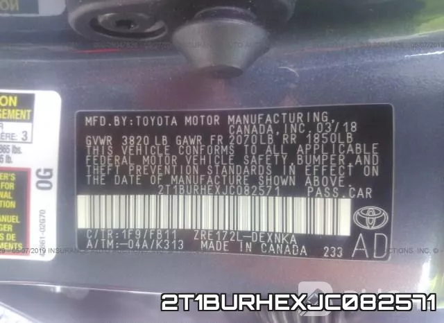 2T1BURHEXJC082571 фото 9