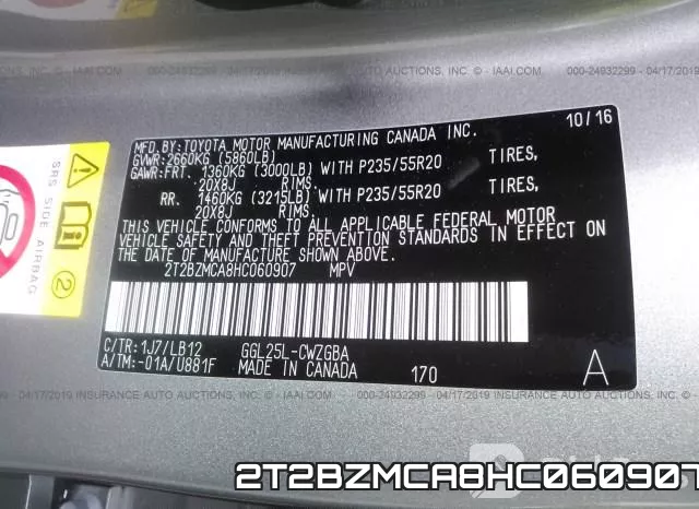 2T2BZMCA8HC060907 фото 10