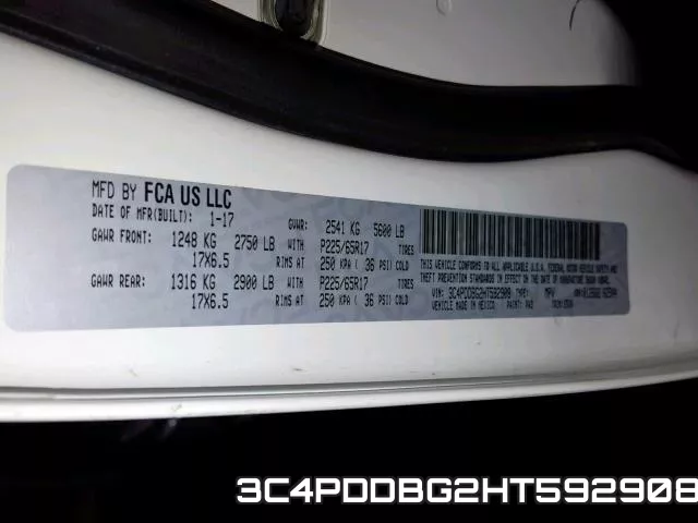 3C4PDDBG2HT592908 фото 2