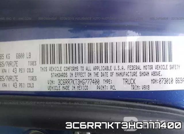 3C6RR7KT3HG777400 фото 10