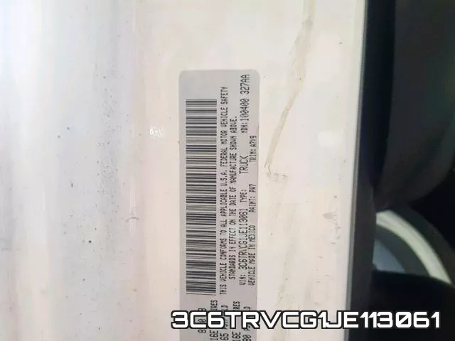 3C6TRVCG1JE113061 фото 2