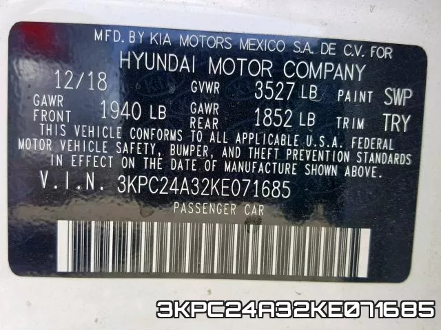 3KPC24A32KE071685 фото 2