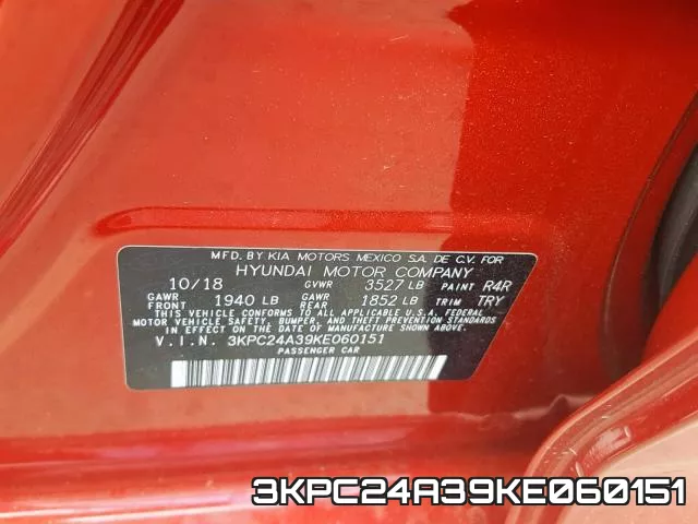 3KPC24A39KE060151 фото 2