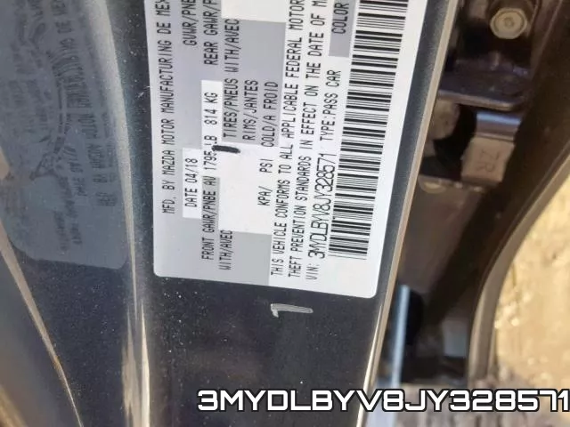 3MYDLBYV8JY328571 фото 2