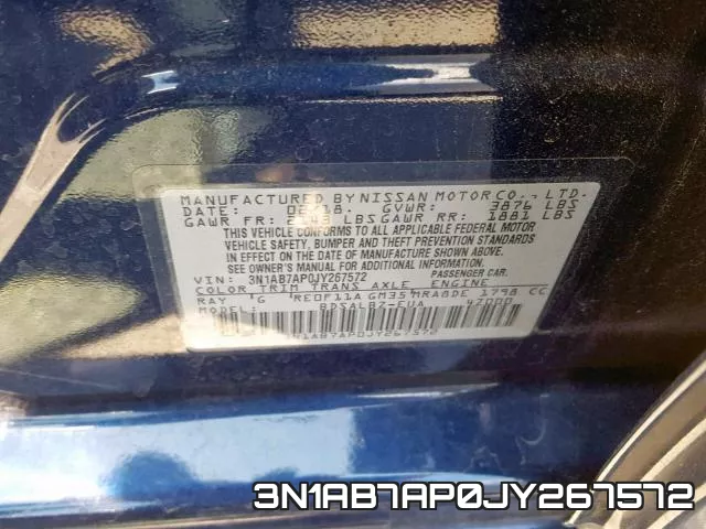 3N1AB7AP0JY267572 фото 2