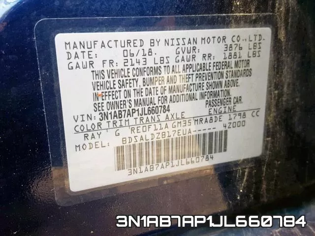 3N1AB7AP1JL660784 фото 2