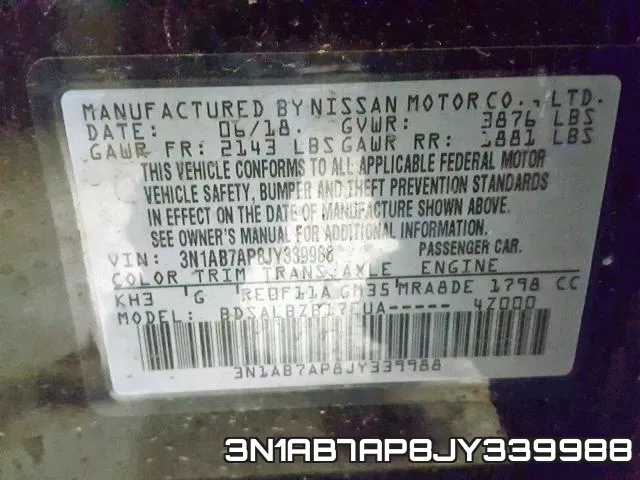 3N1AB7AP8JY339988 фото 2