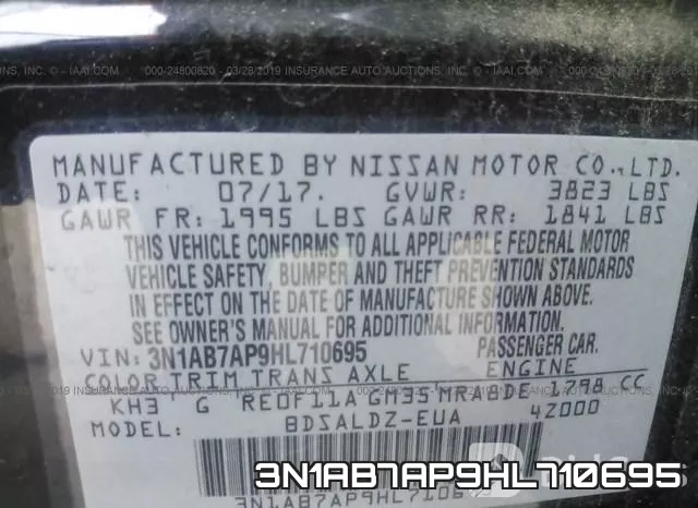 3N1AB7AP9HL710695 фото 10