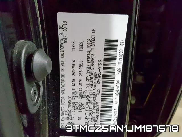 3TMCZ5AN1JM187578 фото 2