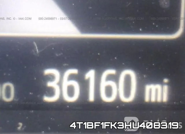 4T1BF1FK3HU408319 фото 8
