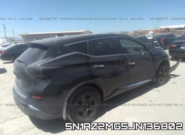 5N1AZ2MG5JN136802 фото 5