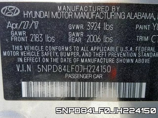 5NPD84LF0JH224150 фото 2